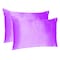 Homeroots 20 x 26 in. Violet Dreamy Silky Satin Standard Size Pillowcases 387866 - alternate 9